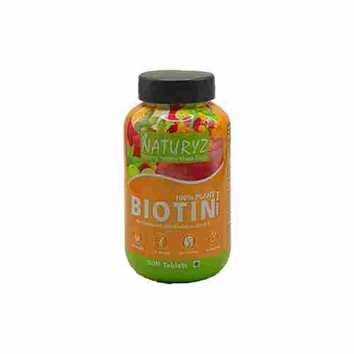 Biotin Tablets Shrink Label