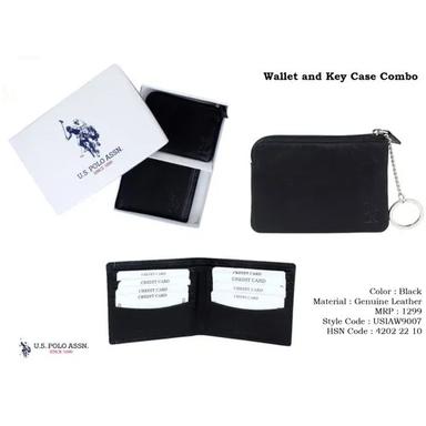U.S.Polo Wallet And Key Case Combo Belt Type: Leather