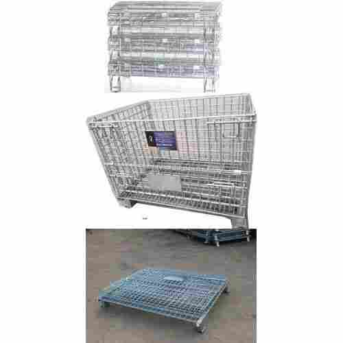 Folding Stacking Cage Container