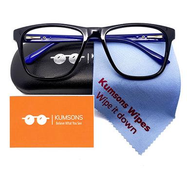 Black M-Vision Navy Anti Blue Ray Glasses