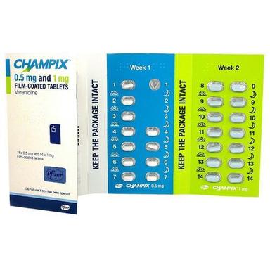 Chantix Varenicline Tablet (Starter Pack) Cool & Dry Place