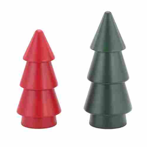 Holar Taiwan Made Unique Christmas Tree Shaped Salt Pepper Grinder Set for Gift