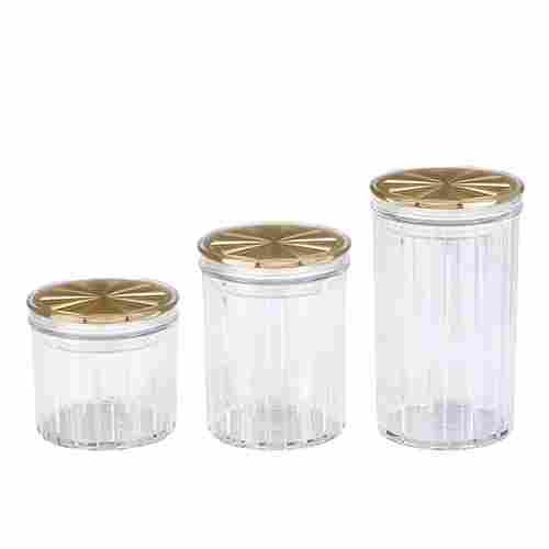 Holar Taiwan Made Airtight Storage Containers Set with Golden Print Lids