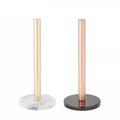 Holar Taiwan Made Rose Gold Countertop Paper Towel Holder With Marble Base Application: Industrial