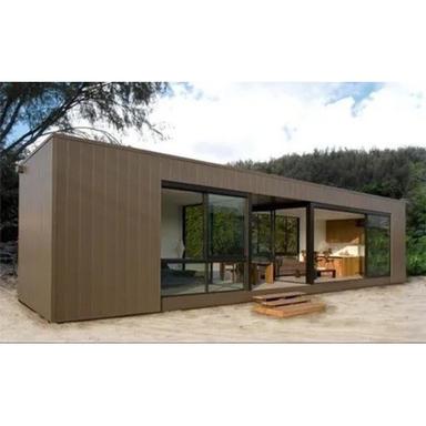 Brown Prefabricated Wooden House