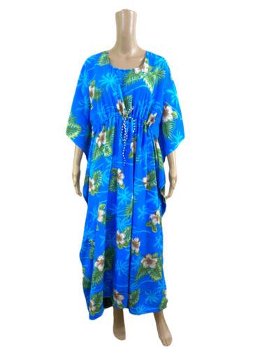 Long Flower Printed Kaftan