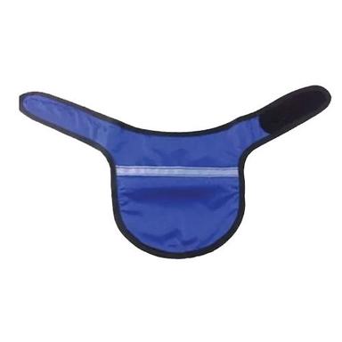 Blue And Black Polyester Thyroid Shield