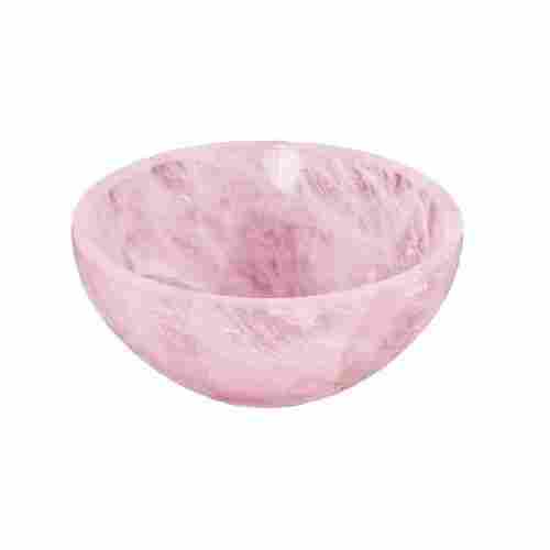 Natural Rose Quartz Stone Gemstone Crystal Bowl