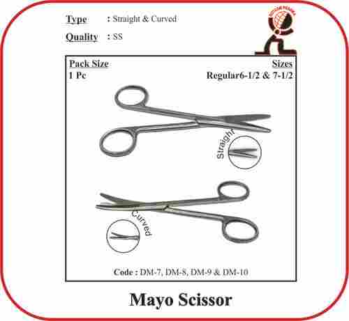 Mayo Scissor Straight 6-1/2 Inch