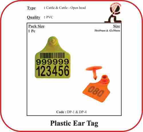 Plastic Ear Tag-Cattle