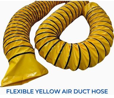 White Yellow Air Duct Hose