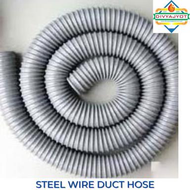 Grey Steel Wire Reinforced Pvc Duct Hose