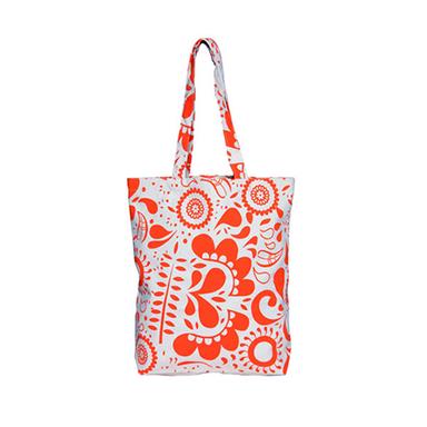 C806 Red Cotton Hand Bags Size: Different Available
