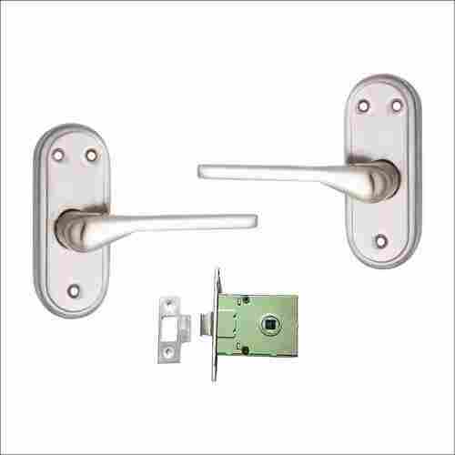 Stainless Steel Bathroom Mortice Handle Silver Satin Finish 5 Inches Penta-Baby Latch