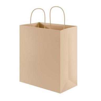 Brown Recycled Paper Carry Bag