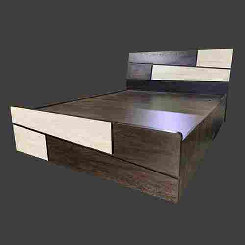 Laminated Wooden Double Bed