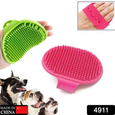 Mix Color Puppies Pet Massage Rubber Bath Glove For Dogs