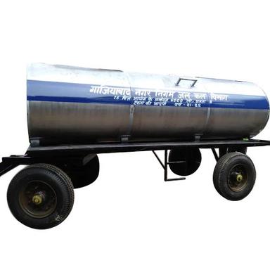 Silver Stainless Steel Water Tanker