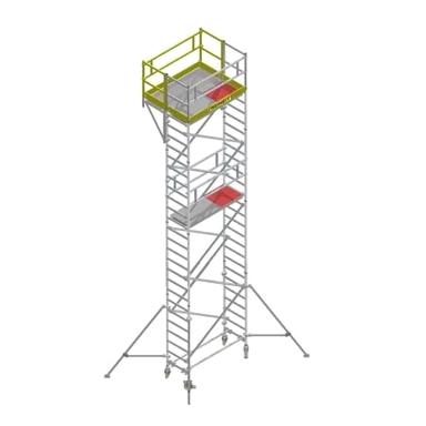 Mobile Scaffold Tower With Cantilever Platform Application: Construction