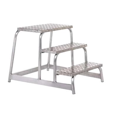 Silver Stainless Steel Step Stool