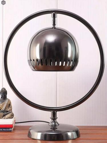ALUMINIUM BLACK HALO ADJUSTABLE TABLE LAMP