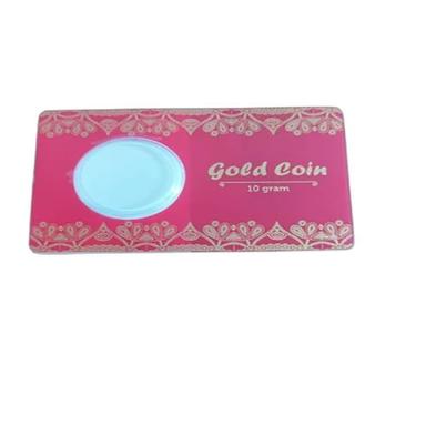 Costomizable Plastic Gold Coin Pvc Card