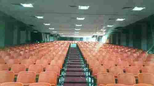 Plastic auditorium chairs