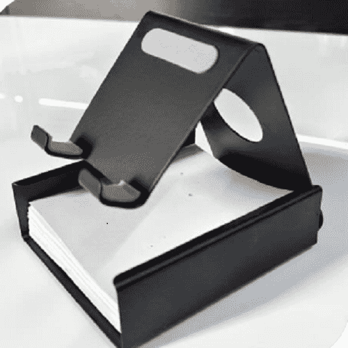 MOBILE STAND WITH NOTEPAD HOLDER   (CODE -A09)