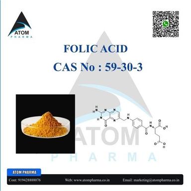 Folic Acid Api Cas No: 59-30-3