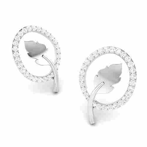 Designer Platinum Earrings