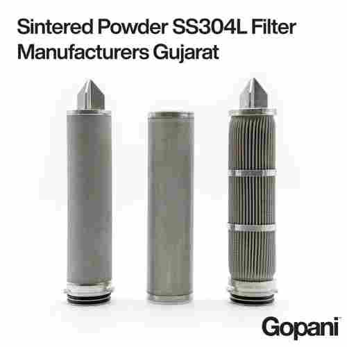 Sintered Powder SS304L Filter Manufacturers Gujarat