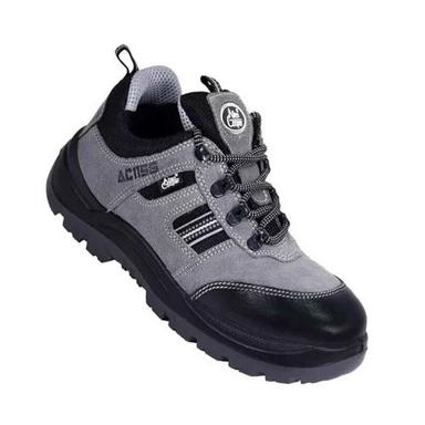 Black-Grey Allen Cooper Safety Shoes
