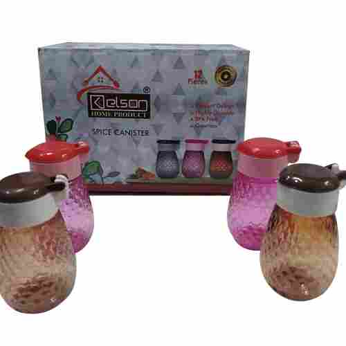 12 Pieces Spice Canister Set