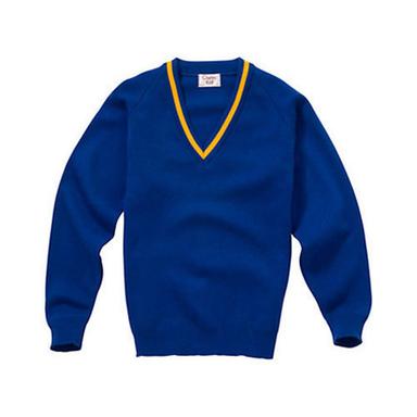 Woolen V Neck School Sweater