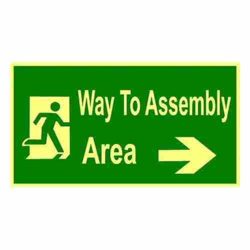 Assembly Area Safety Signage