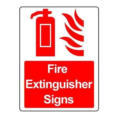 Red Fire Safety Signs