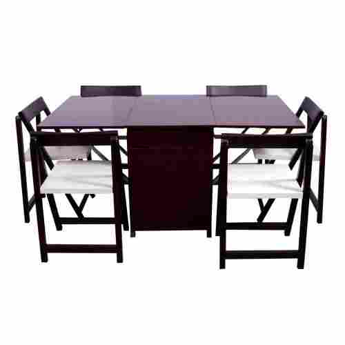 Dining Table With 6 Hidden Briskly Chairs
