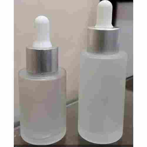 50ml Clear Frosted Glass Dropper Bottle