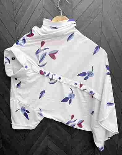 Mens Leaf Print Casual Shirt