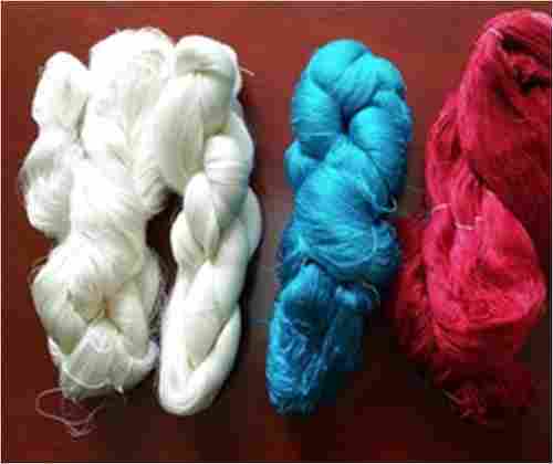 Hand Spun Thrown Silk Yarn