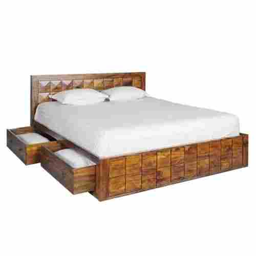 Double Storage Wooden Bed