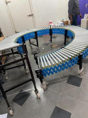 Flexible Roller Conveyors Length: 50 Foot (Ft)