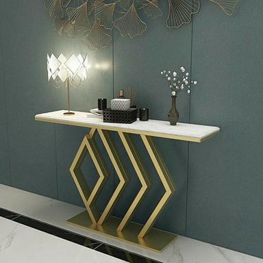 Durable Pvd Coated Narrow Console Table