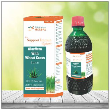 Aloe Vera With Wheat Grass Juice Grade: Medicine Grade