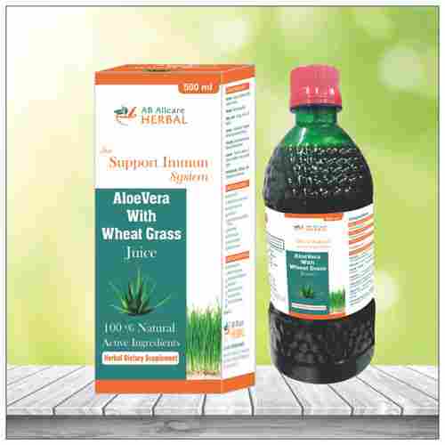 Aloe Vera With Wheat Grass Juice