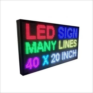 Scrolling Led Display Application: Industrial & Commercial