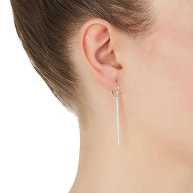 925 Sterling Silver Handmade Chime Bar Earrings Gender: Women