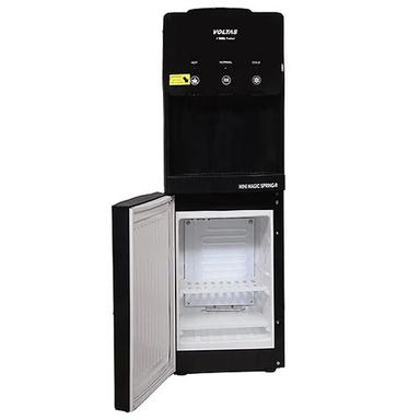 Black Voltas Spring R Water Dispenser With Small Refrigerator