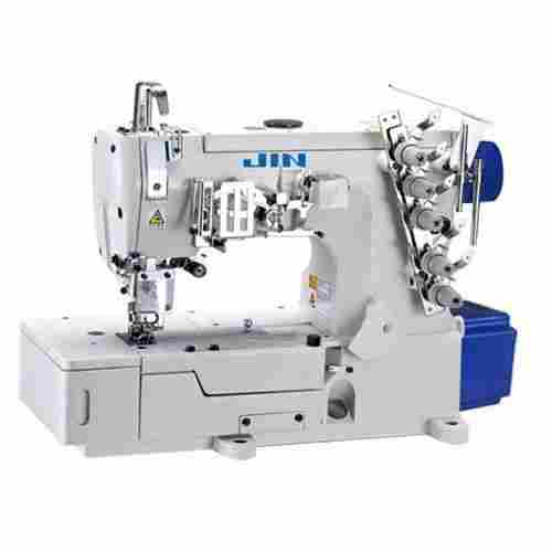 JIN 600W Flatbed Interlock Sewing Machine