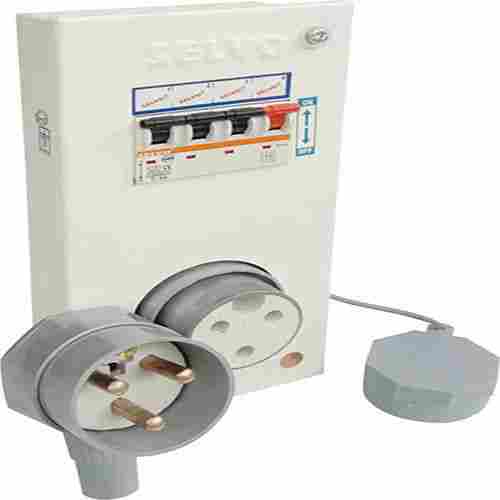 SELVO 30 Amps TPN Distribution Board with Three Pin Metal Clad Industrial Plug and Socket